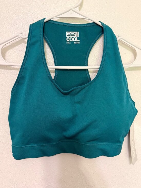 32 Degrees Other - 32 Degrees Cool Sports Bra Teal Blue Padded Womans L